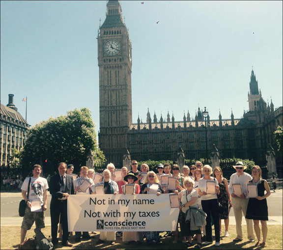 Bill supporters outside Parliament. Photo courtesy of Conscience