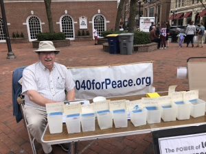 H.A. Penner Conducting a Penny Poll.