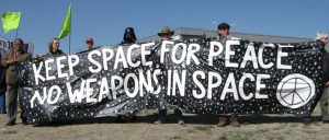 No weapons in space
