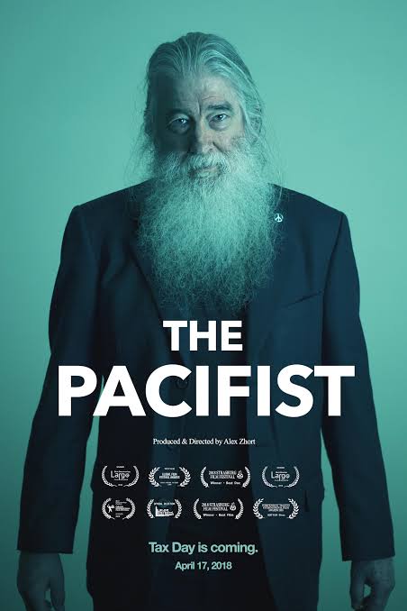 Pacifist Movie Poster featuring picture of Larry Bassett.